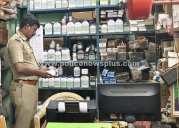 திண்டுக்கல்லில் மதுவிலக்கு காவல்துறையினர் திடீர் சோதனை