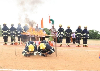 தீயணைப்பு வீரர்களுக்கு பயிற்சி முகாம்
