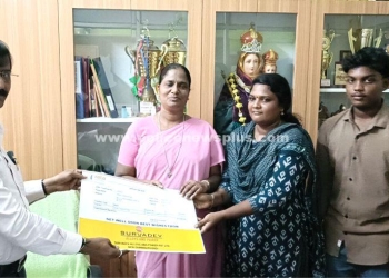 நோயால் பாதிக்கப்பட்டவருக்கு தனியார் நிறுவனம் சார்பில்   நிதி உதவி