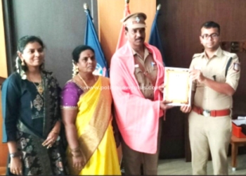 ஓய்வு பெறும் காவலர்களுக்கு பணி நிறைவு பாராட்டு விழா