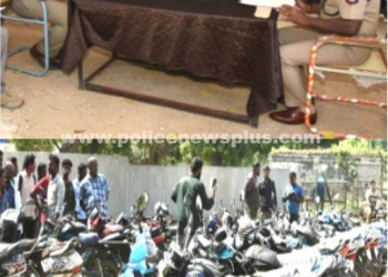 எஸ்.பி  தலைமையில் இருசக்கர வாகனங்கள் பொது ஏலம்