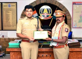 ஓய்வு பெற உள்ள காவலர்களுக்கு நிறைவு பாராட்டு சான்றிதழ்