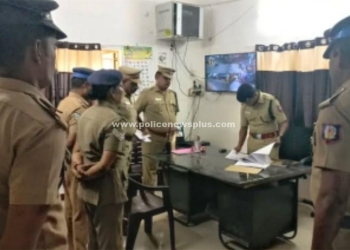 காவல் நிலையத்தில் எஸ்.பி ஆய்வு