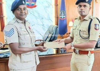 காவல்துறையினருக்கு காவலர் சேமநல நிதி வழங்கிய எஸ்.பி