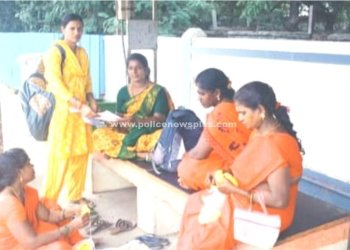 காவல்துறையினர் சார்பில் 70 நபர்களுக்கு விழிப்புணர்வு