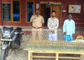 பாண்டி சாராய பாட்டில்களை கடத்திய நபர் கைது