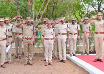 எஸ்.பி தலைமையில் காவலர் தின விழா