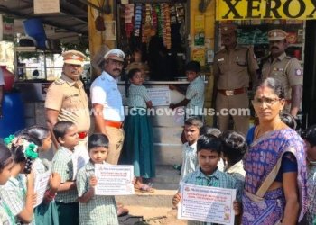 போதை ஒழிப்பு குறித்து காவல்துறை சார்பில் விழிப்புணர்வு