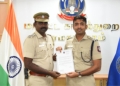 சிறப்பாக பணியாற்றிய காவலர்களுக்கு எஸ்.பி சான்றிதழ்