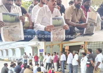 நகராட்சியை கண்டித்து பொதுமக்கள் ஆர்ப்பாட்டம்