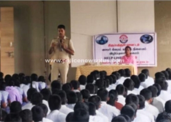 மாணவர்களுக்கு சைபர் கிரைம் பற்றி விழிப்புணர்வு