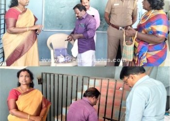 தனியார் பள்ளிக்கு அரசு துறை அதிகாரிகள் சீல் வைத்ததால் பரபரப்பு