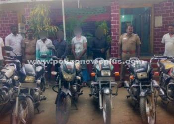 வாகன திருட்டில் ஈடுபட்ட நான்கு நபர்கள் கைது
