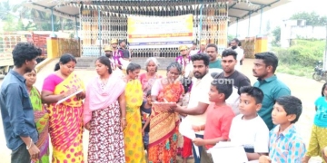 கீரப்பாக்கம் ஊராட்சியில் பொதுமக்கள் மாபெரும் கையெழுத்து பிரச்சாரம்