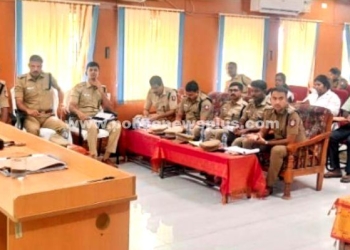 எஸ்.பி தலைமையில் மாதாந்திர குற்ற ஆய்வு கூட்டம்