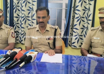 பத்திரிகையாளர்களை சந்தித்த எஸ்.பி