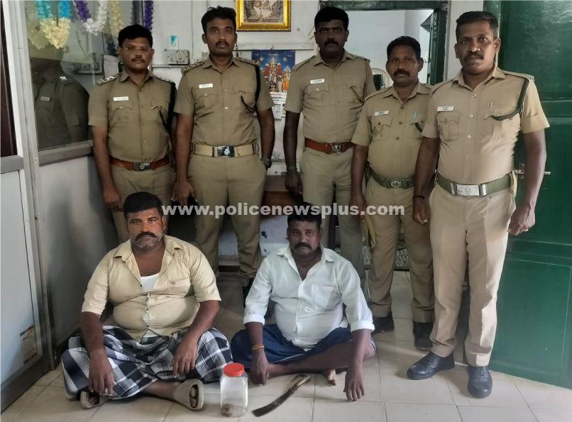 வன விலங்குகளை வேட்டையாய நபர்கள் கைது