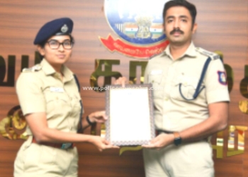 72 காவல்துறை அதிகாரிகளுக்கு பாராட்டுச் சான்றிதழ் வழங்கிய எஸ்.பி