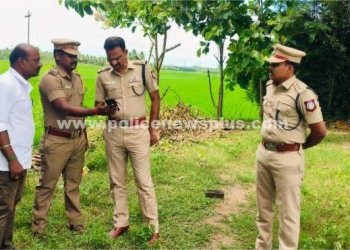 மர்மமான முறையில் இறந்து கிடந்த இடத்தினை பார்வையிட்ட எஸ்.பி