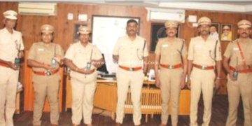 திருவாரூர் மாவட்ட காவல் துறைக்கு அதிநவீன வான்செய்தி கருவிகள்