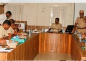 எஸ்.பி தலைமையில் மாதாந்திர குற்ற கலந்தாய்வு கூட்டம்