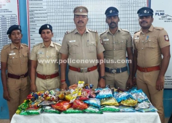 திண்டுக்கல் இரயில் நிலையத்தில் குட்கா பறிமுதல்