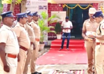 சிப்காட் காவல் நிலையத்தில் எஸ்.பி வருடாந்திர ஆய்வு