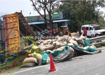 அரசு பேருந்து – லாரி மோதி விபத்து