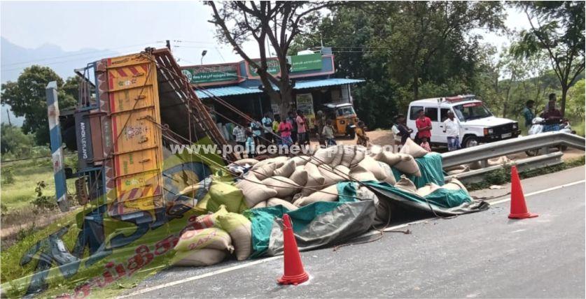 அரசு பேருந்து – லாரி மோதி விபத்து