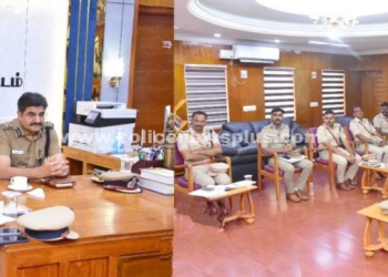 கடலூர் மாவட்ட காவல் அலுவலகத்தில்  ஆலோசனை கூட்டம்