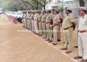 கடலூர் மாவட்ட காவல்துறை வாகனங்களின் மாதாந்திர ஆய்வு