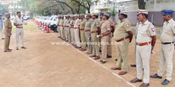 கடலூர் மாவட்ட காவல்துறை வாகனங்களின் மாதாந்திர ஆய்வு