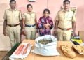 3.65 கிலோ கஞ்சாவுடன் பெண் கைது