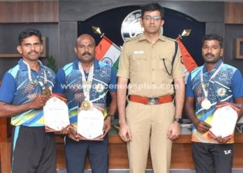 தேசிய போட்டிகளில் மதுரை காவலர்கள் தங்கம்