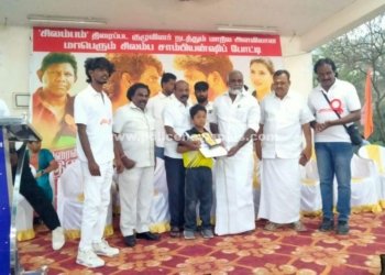 சிலம்பம் திரைப்பட குழுவினர் நடத்திய மாநில அளவிலான போட்டி