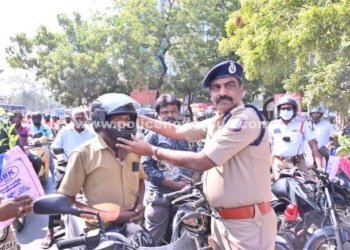 இரு சக்கர வாகன விழிப்புணர்வு பேரணி