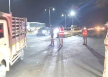 சட்டமன்ற தேர்தல் முன்னிட்டு சோதனைச் சாவடிகளில் எஸ்.பி. ஆய்வு