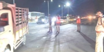 சட்டமன்ற தேர்தல் முன்னிட்டு சோதனைச் சாவடிகளில் எஸ்.பி. ஆய்வு