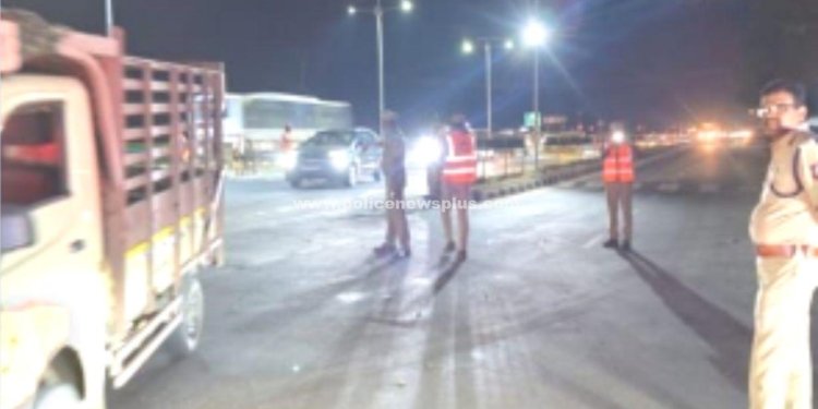 சட்டமன்ற தேர்தல் முன்னிட்டு சோதனைச் சாவடிகளில் எஸ்.பி. ஆய்வு