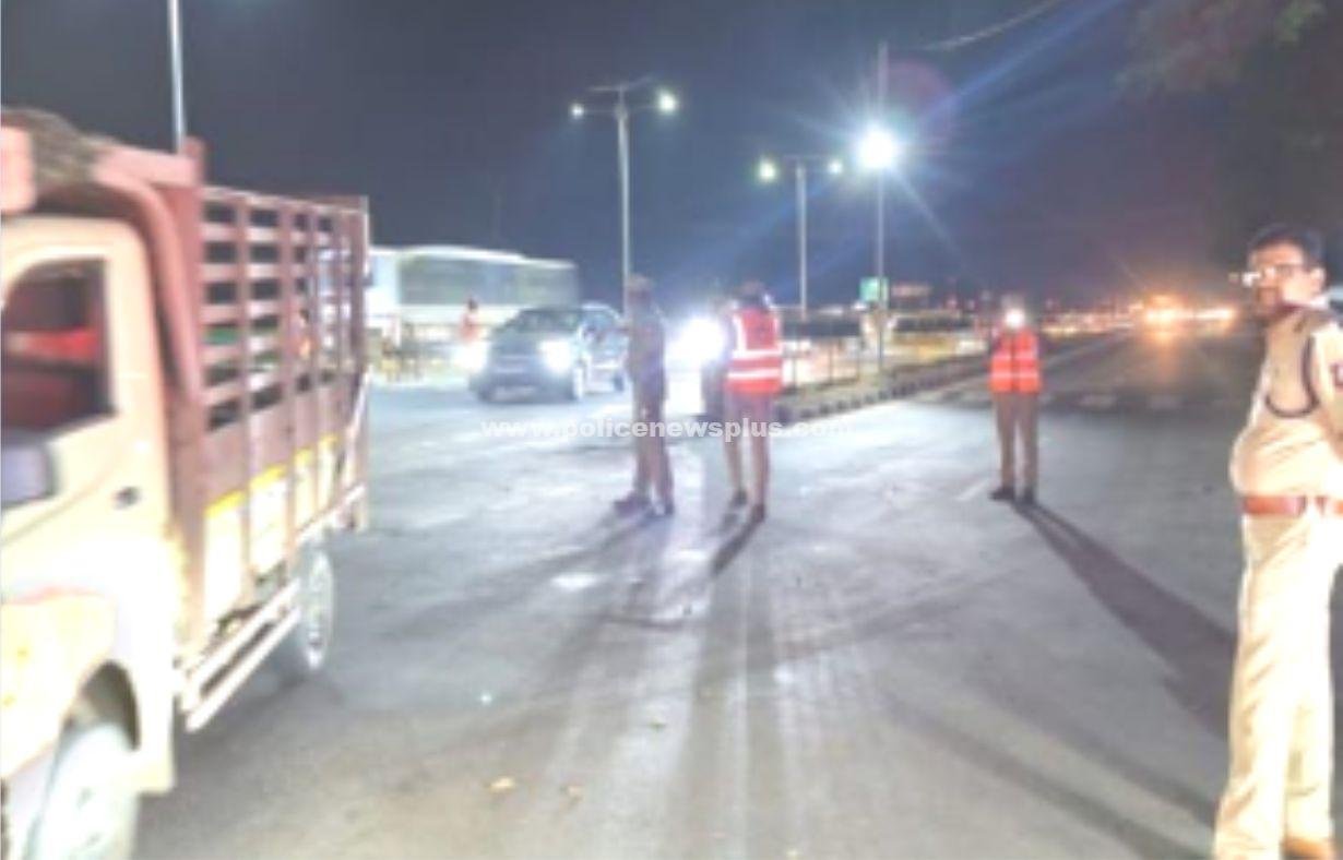 சட்டமன்ற தேர்தல் முன்னிட்டு சோதனைச் சாவடிகளில் எஸ்.பி. ஆய்வு