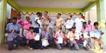 அரசு மேல்நிலைப்பள்ளி ஆண்டு விழாவில் எஸ்.பி பங்கேற்பு