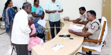 பொதுமக்கள் மனுக்களுக்கு மீது எஸ்.பி நேரடி விசாரணை