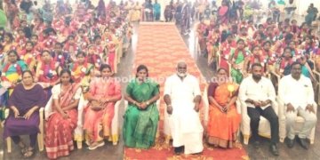 மீஞ்சூரில் 100 கர்ப்பிணி பெண்களுக்கு சமுதாய வளைகாப்பு நிகழ்ச்சி