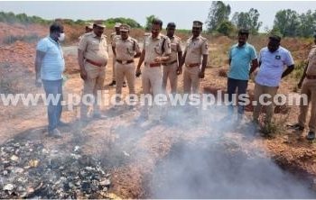 கடலூரில் கைப்பற்றப்பட்ட குட்கா பொருட்கள் தீ வைத்து அழிப்பு