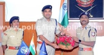 திண்டுக்கல் சரகத்திற்கு புதிய காவல்துறை துணைத் தலைவர் பொறுப்பேற்பு