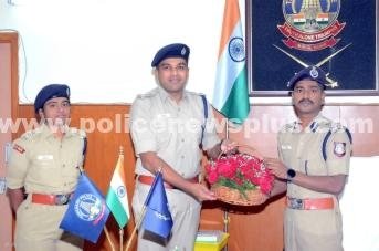 திண்டுக்கல் சரகத்திற்கு புதிய காவல்துறை துணைத் தலைவர் பொறுப்பேற்பு