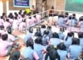 ஆம்பூரில் பள்ளி மாணவர்களுக்கு காவல்துறை விழிப்புணர்வு