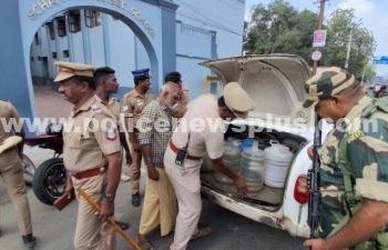 தேர்தலையொட்டி எல்லை பாதுகாப்பு படையினர் வருகை