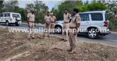 துணை முதல்வர் பாதுகாப்பு பணிகள். கடலூரில் எஸ்.பி. ஆய்வு