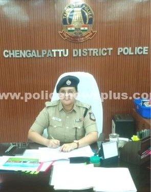 செங்கல்பட்டு மாவட்டத்தின் புதிய காவல் கண்காணிப்பாளர் பதவி ஏற்பு